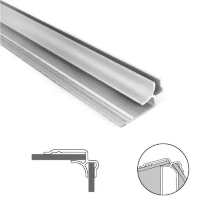 Profilé d'angle rentrant - Étanche et design
