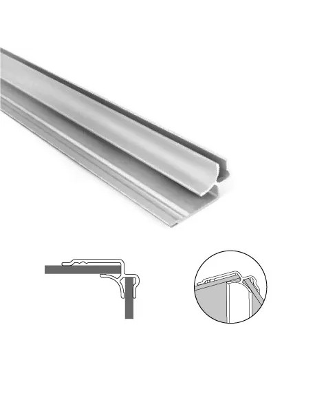 Profilé d'angle rentrant - Étanche et design