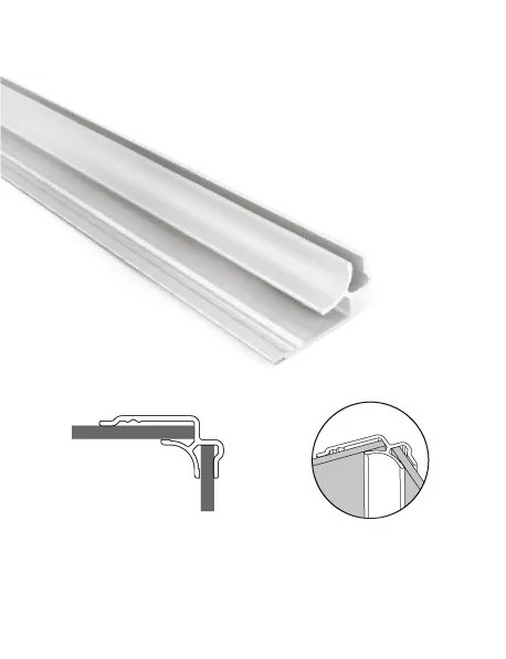 Profilé d'angle rentrant - Étanche et design