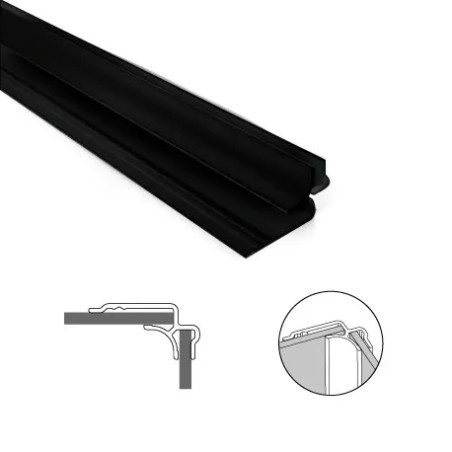 Profilé d'angle rentrant - Étanche et design