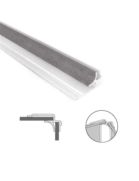 Profilé d'angle rentrant - Étanche et design