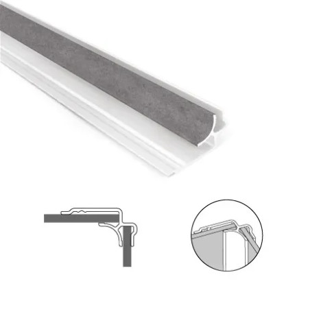 Profilé d'angle rentrant - Étanche et design