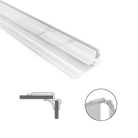 Profilé d'angle rentrant - Étanche et design