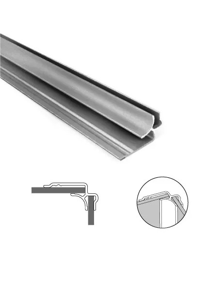 Profilé d'angle rentrant - Étanche et design