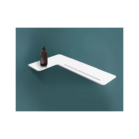 Tablette de douche en L - Ésthétique et de qualité