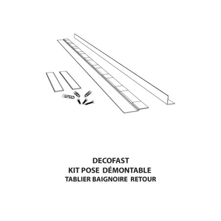 Décofast Kit pose tablier baignoire retour – Qualité