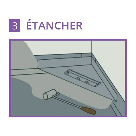 Caniveau d'angle inox Solusec - Qualité