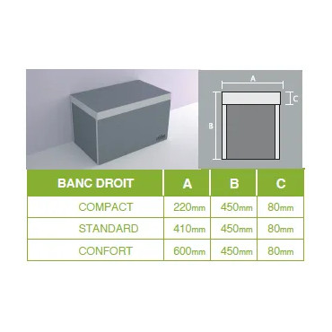 Banc SALSILA - Qualité et esthétique 2