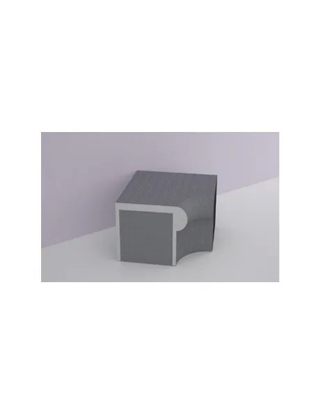 Banc ATIKA avec angle - étanche et esthétique