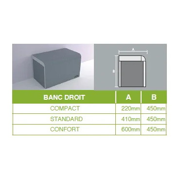 Banc TASTAMA - Qualité et esthétique 2