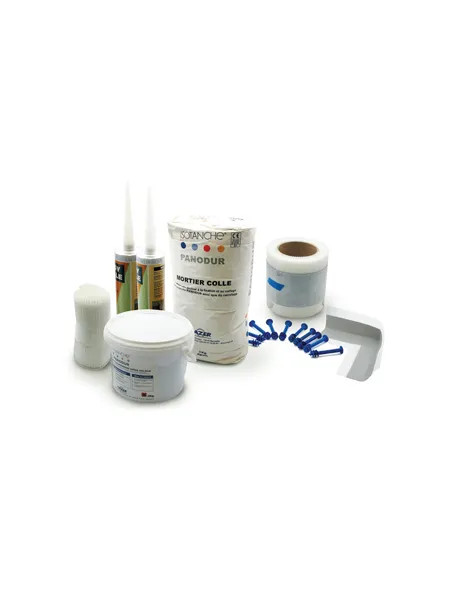 Kit de montage et d'étanchéité pour hammam - étanche