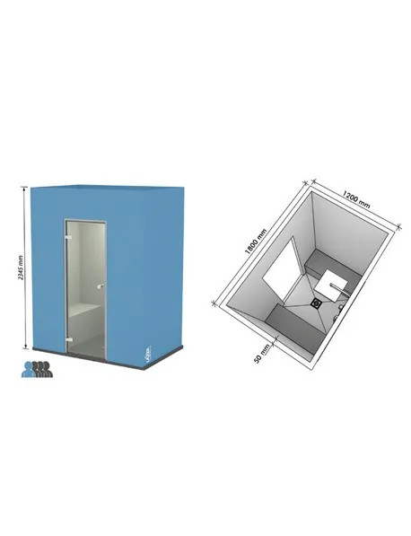 Cabine OUED 1800x1200 - étanche