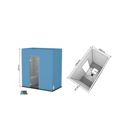 Cabine SALAH 2100x1200 - étanche