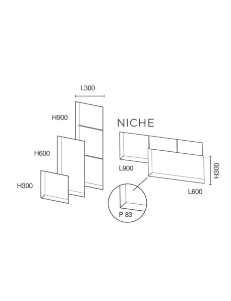 Niche de douche en inox laquée blanche – Design et moderne