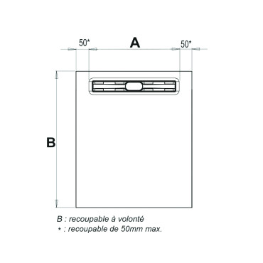 Panodur linéal avec siphon - design étanche et écoulement linéal 2