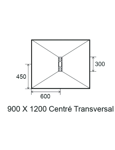 Panodur linéal mini avec siphon - Design et écoulement linéal