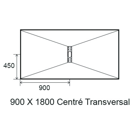 Panodur linéal mini avec siphon - Design et écoulement linéal