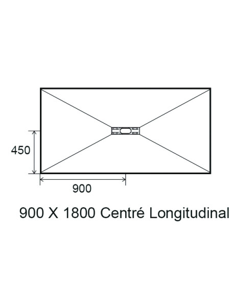 Panodur linéal mini avec siphon - Design et écoulement linéal