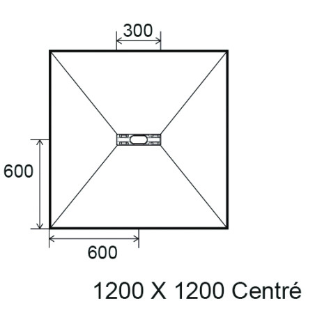 Panodur linéal mini avec siphon - Design et écoulement linéal