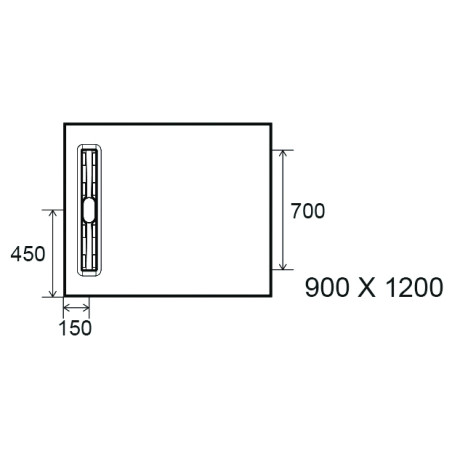 Panodur intégral linéal avec siphon Rotaslim - Qualité écoulement linéal