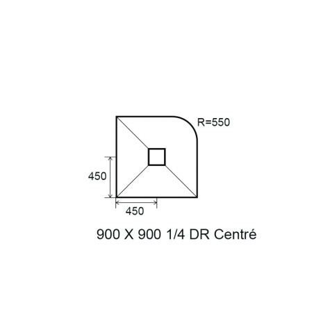 Panodur classic 1/4 rond avec siphon - Qualité