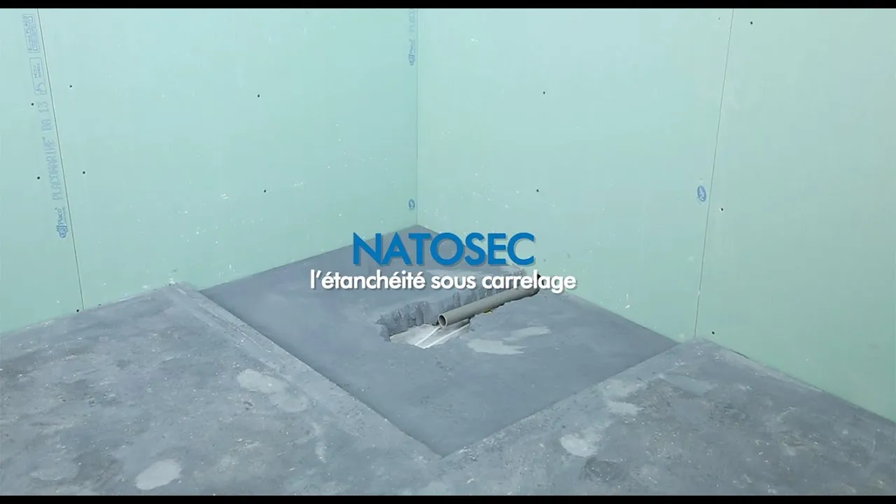 COMMENT INSTALLER LA NATTE D'ETANCHEITE NATOSEC