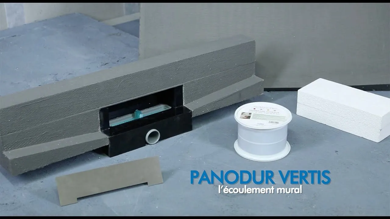 COMMENT INSTALLER LE RECEVEUR DE DOUCHE PRÊT A CARRELER PANODUR VERTIS ?