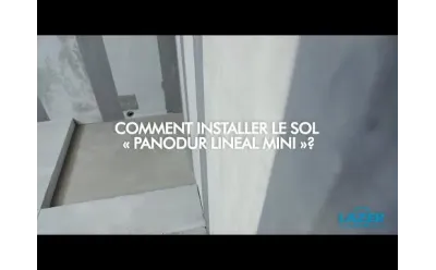 COMMENT INSTALLER LE RECEVEUR DE DOUCHE PRÊT A CARRELER PANODUR LINEAL MINI ?