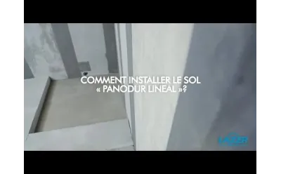 COMMENT INSTALLER LE RECEVEUR DE DOUCHE PRÊT A CARRELER PANODUR LINEAL ?