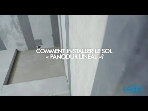 COMMENT INSTALLER LE RECEVEUR DE DOUCHE PRÊT A CARRELER PANODUR LINEAL ?